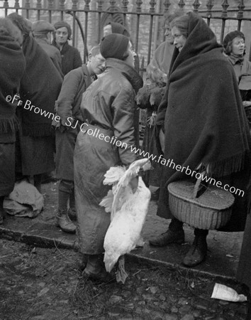 CITY MARKETS WOMAN WITH GOOSE